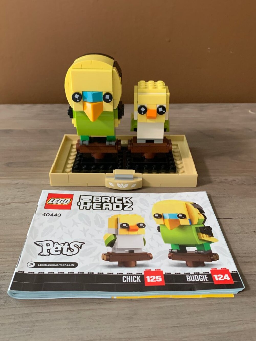 Lego 40443 Brick Headz Budgie